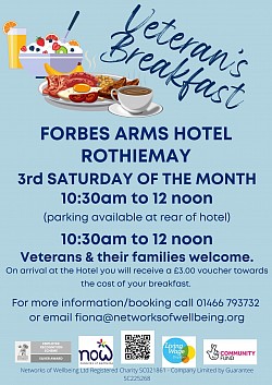 Veterans Breakfast Rothiemay